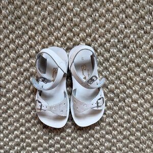 Salt Water Sandals by Hoy in White